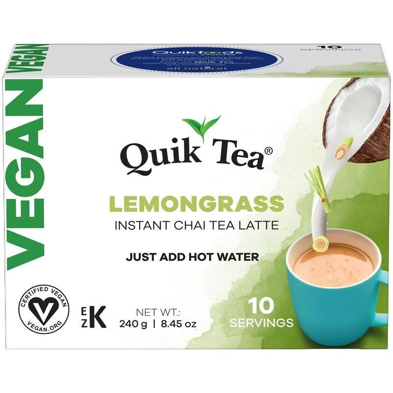 Vegan Quick Tea Vegan Lemongrass - 8.45 Oz