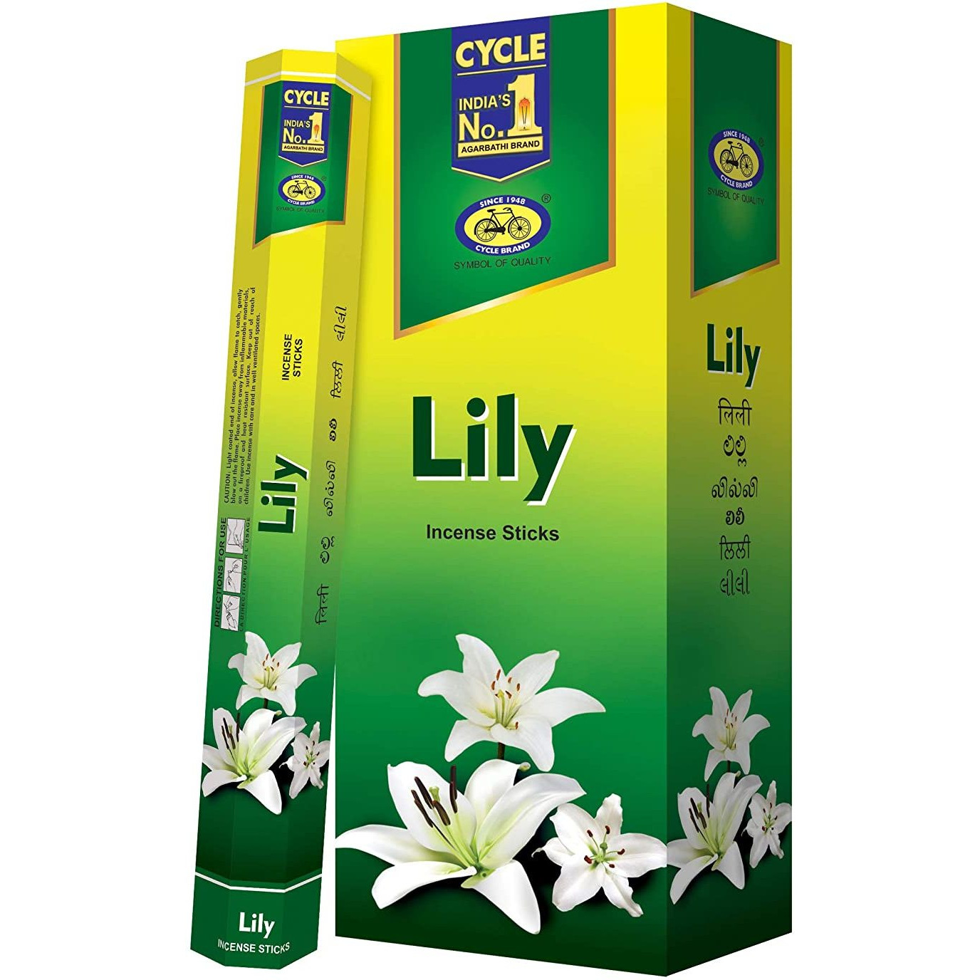 Case of 12 - Cycle No 1 Lily Agarbatti Incense Sticks - 120 Pc