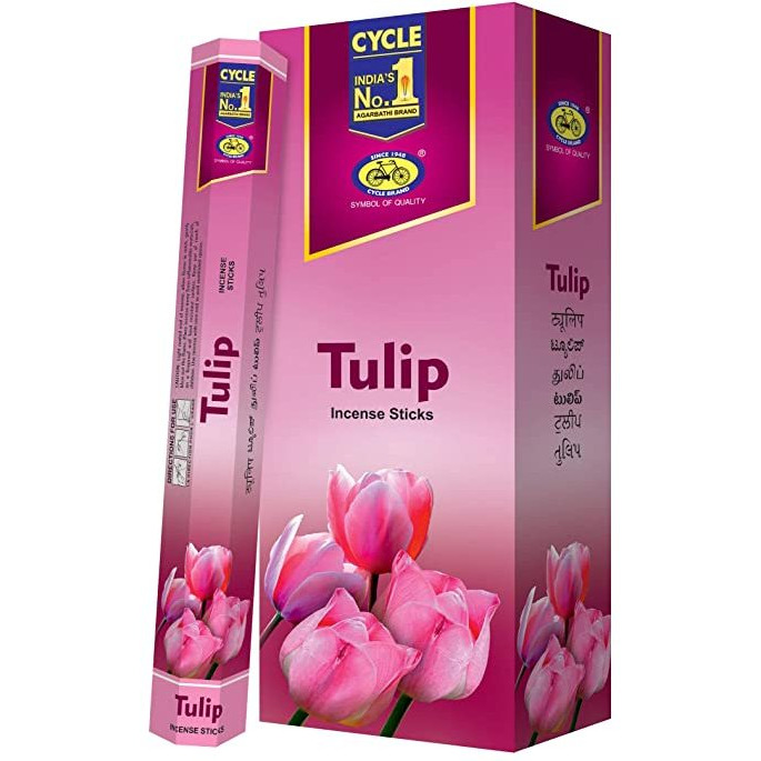 Case of 12 - Cycle No 1 Tulip Agarbatti Incense Sticks - 120 Pc
