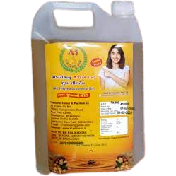 Case of 10 - Chettinad A1 Groundnut Filtered Oil - 1 L (33.8 Fl Oz) [50% Off]