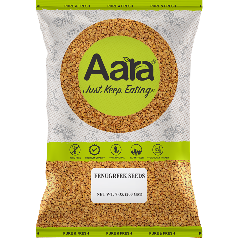 Aara Fenugreek Seeds Bold - 200 Gm (7 Oz)