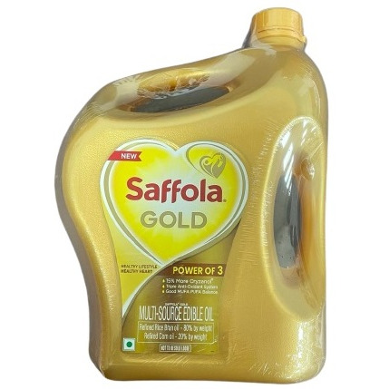 Case of 10 - Saffola Gold Oil - 2 L (1.82 Kg)