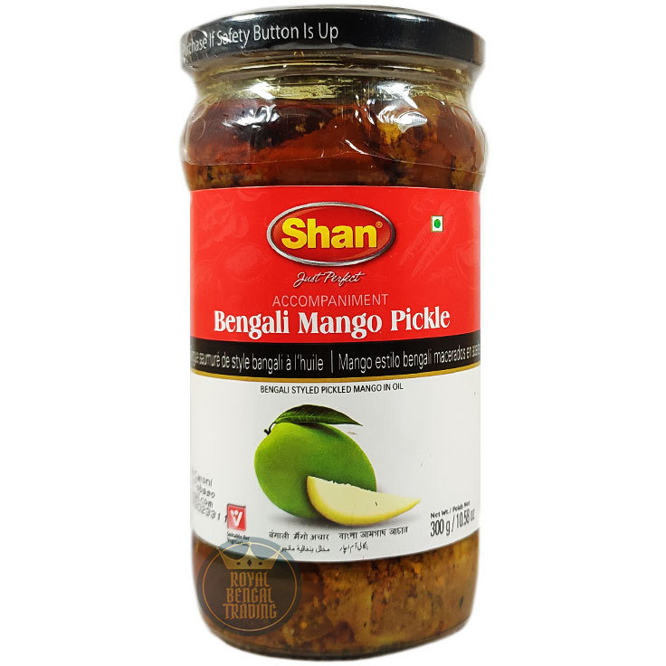 Case of 12 - Shan Bengali Mango Pickle - 300 Gm (10.58 Oz)