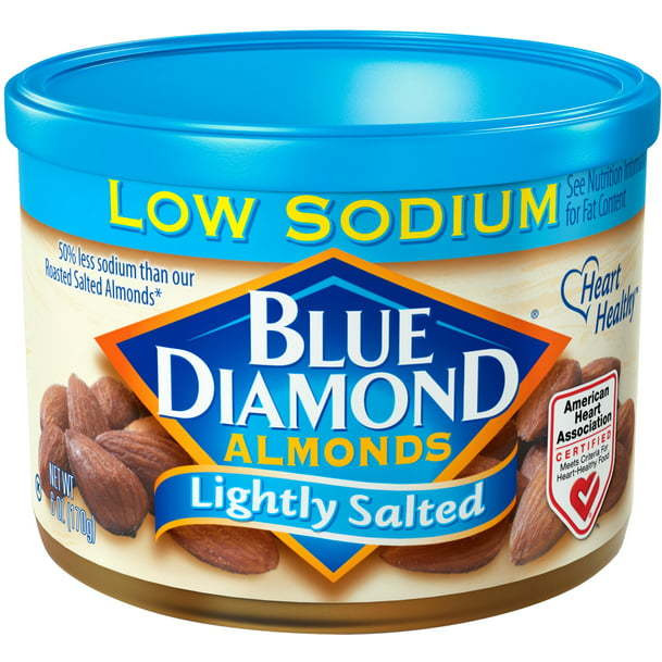 Case of 1 - Blue Diamond Almonds Lightly Salted - 6 Oz (170 Gm) [50% Off]