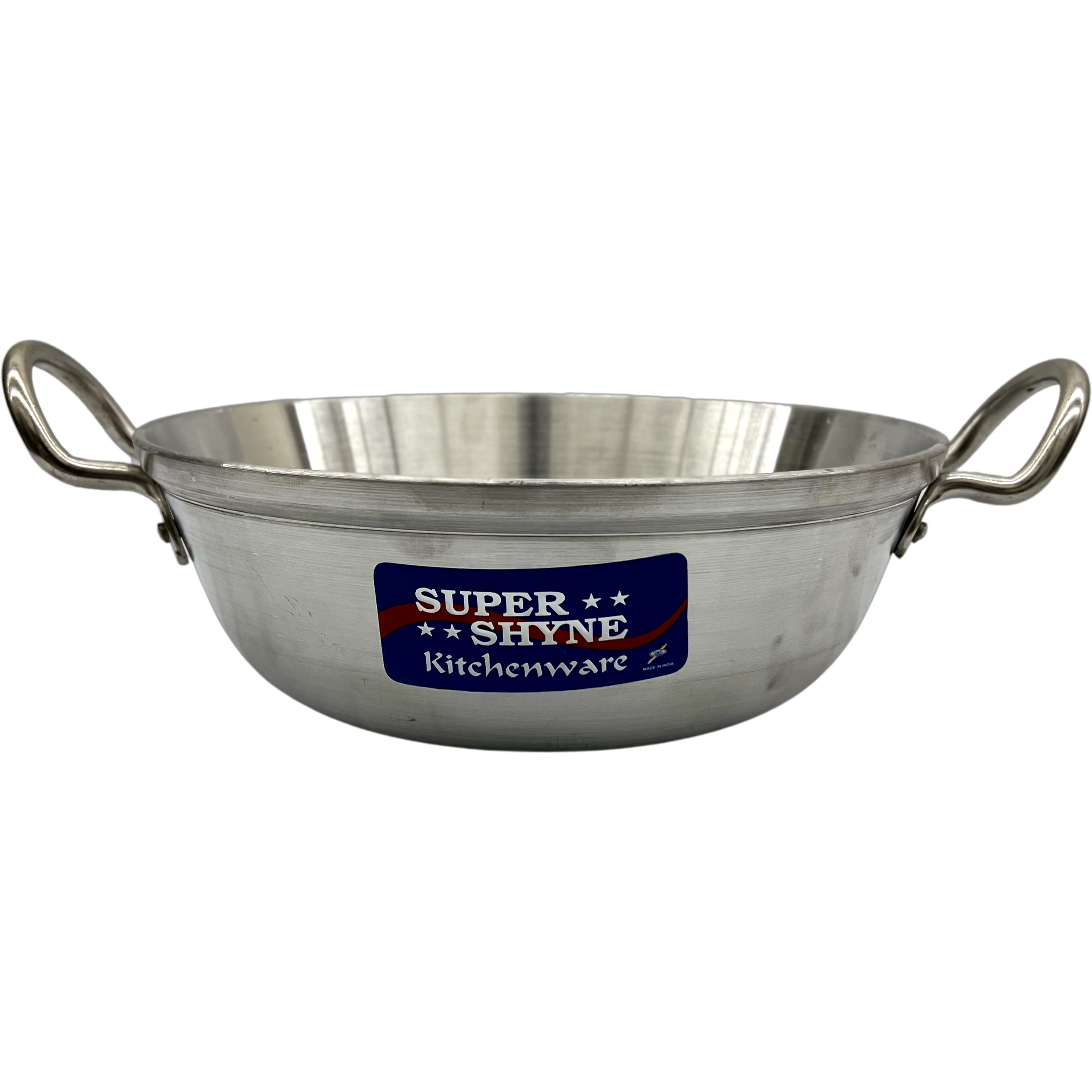 Super Shyne Aluminium Karahi No Lid - 7.5 Inch