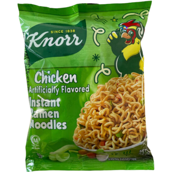 Knorr Chicken Flavored Instant Ramen Noodles - 66 Gm (2.3 Oz)