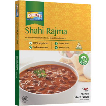 Case of 20 - Ashoka Shahi Rajma Vegan Ready To Eat - 10 Oz (280 Gm)