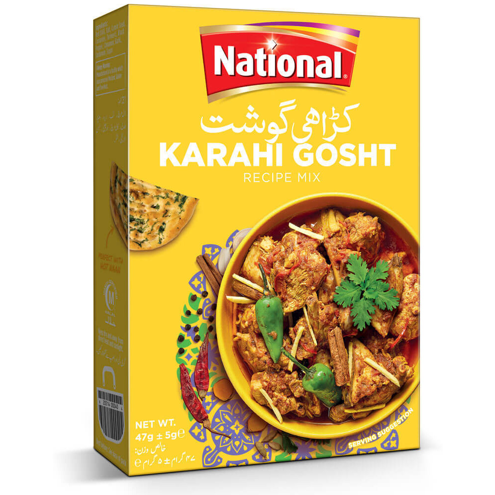 National Recipe Mix For Karahi Gosht - 47 Gm (1.65 Oz)