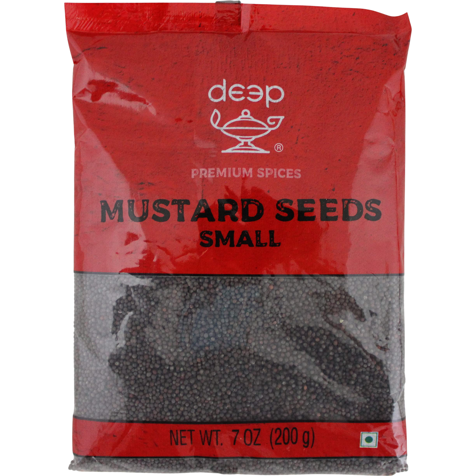Case of 20 - Deep Mustard Seeds Small - 200 Gm (7 Oz)