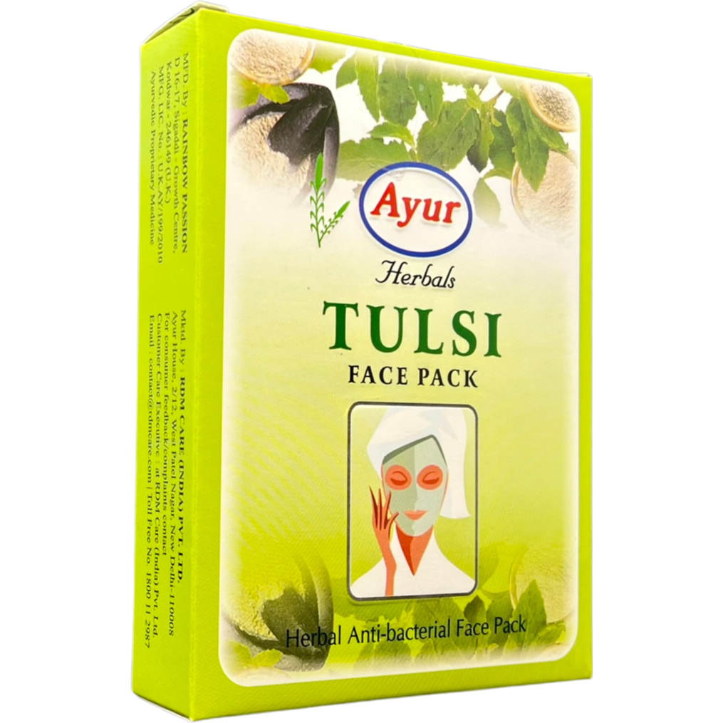 Ayur Herbals Tulsi Face Pack - 100 Gm (3.5 Oz)