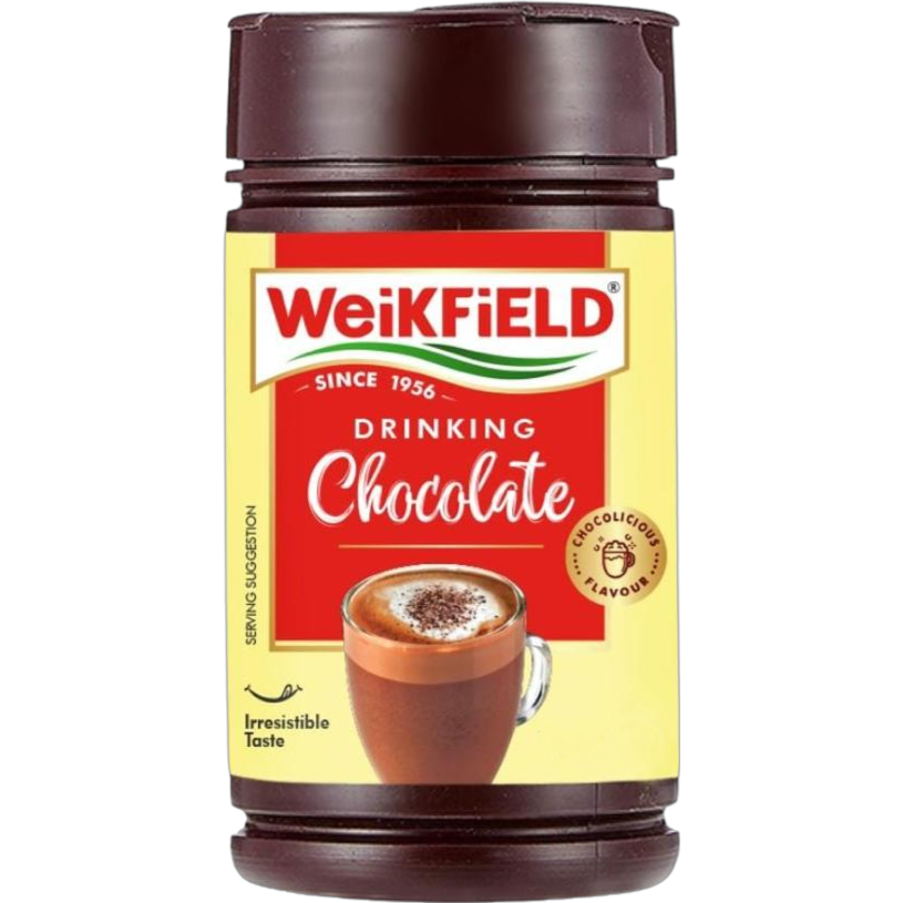 Case of 12 - Weikfield Drinking Chocolate - 500 Gm (17.6 Oz) [50% Off]