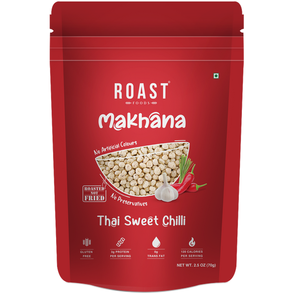 Roast Foods Makhana Thai Sweet Chilli - 70 Gm (2.5 Oz)