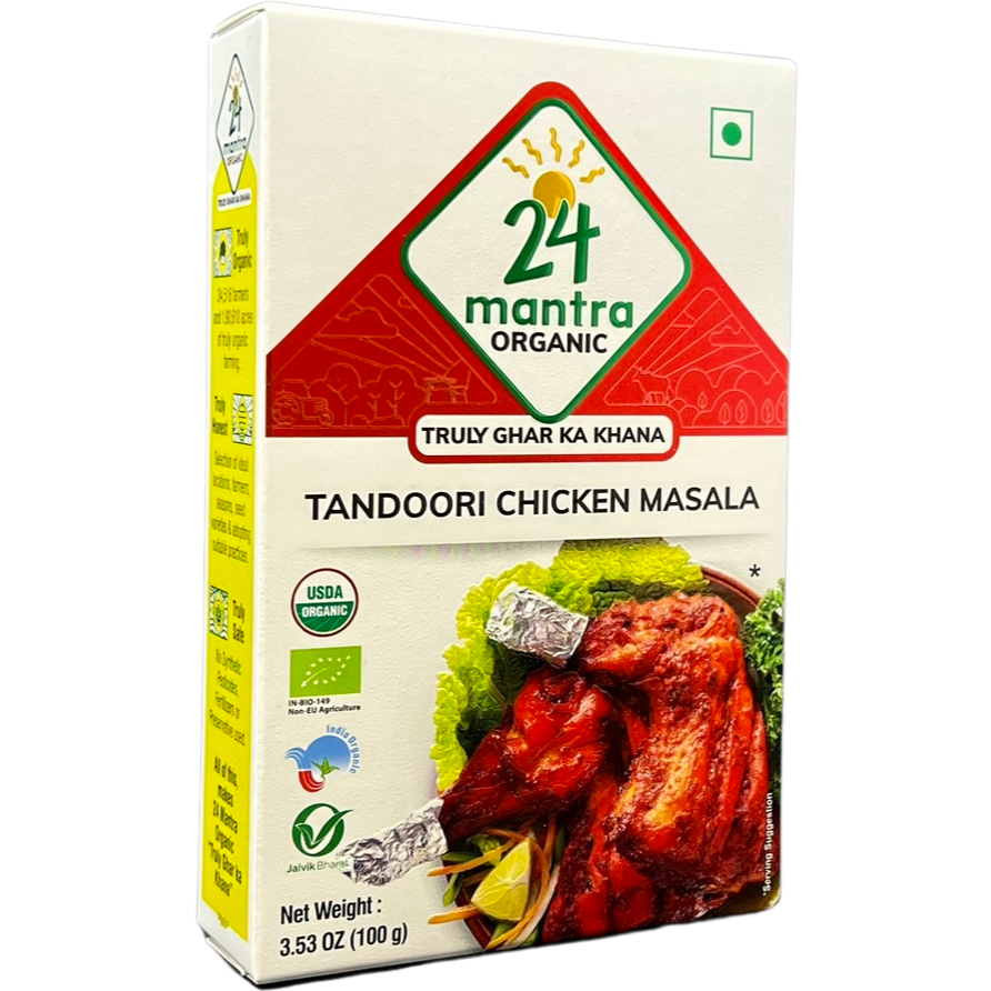 Case of 10 - 24 Mantra Tandoori Chicken Masala - 100 Gm (3.53 Oz) [50% Off]