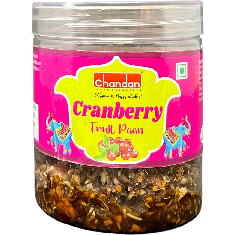Case of 6 - Chandan Cranberry Fruit Paan Mouth Freshener - 150 Gm (5.2 Oz)