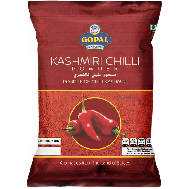 Case of 10 - Gopal Kashmiri Chilli Powder - 1 Kg (35.27 Oz)