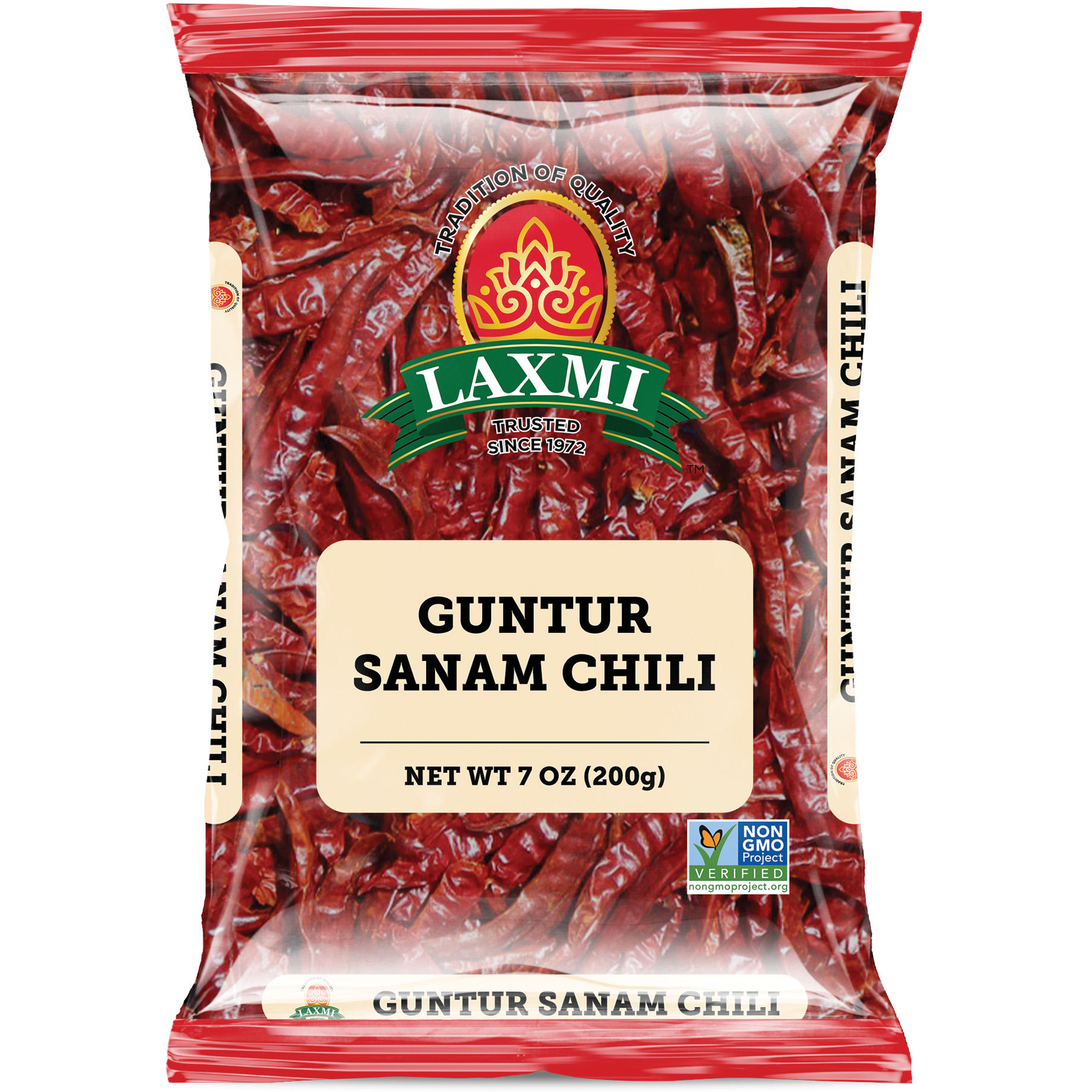 Laxmi Guntur Sanam Chili - 7 Oz (200 Gm) [50% Off]
