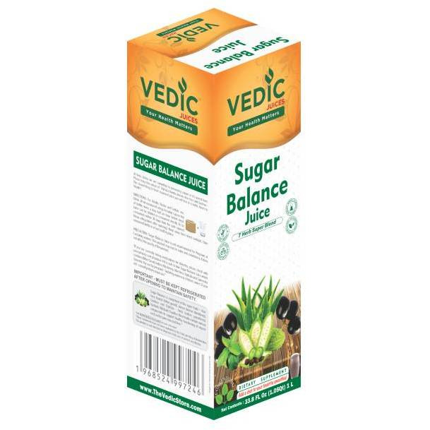 Vedic Sugar Balance Juice - 1 L (33.8 Fl Oz) [50% Off]