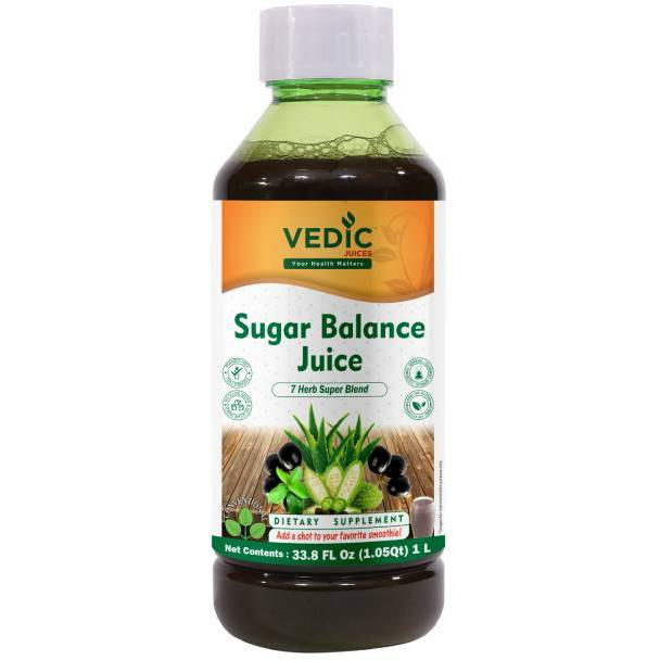 Vedic Sugar Balance Juice - 1 L (33.8 Fl Oz) [50% Off]