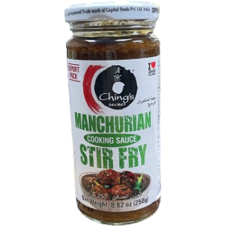 Case of 24 - Ching's Manchurian Stir Fry Cooking Sauce - 250 Gm (8.82 Oz)