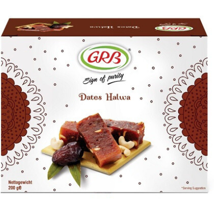 GRB Ghee Dates Halwa - 200 Gm (7.05 Oz) [50% Off]