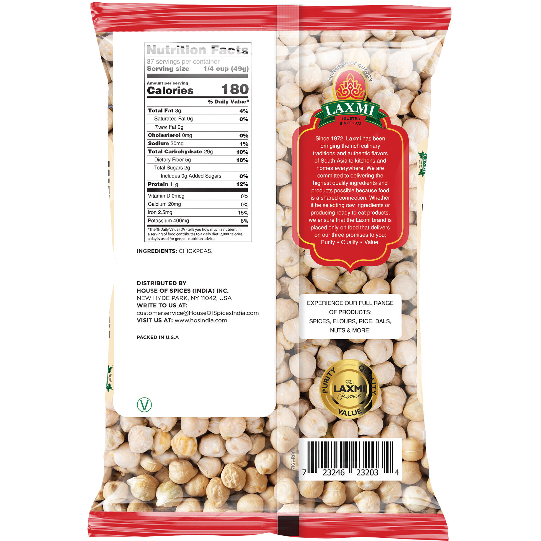 Laxmi Kabuli Chana - 4 Lb (1.81 Kg)