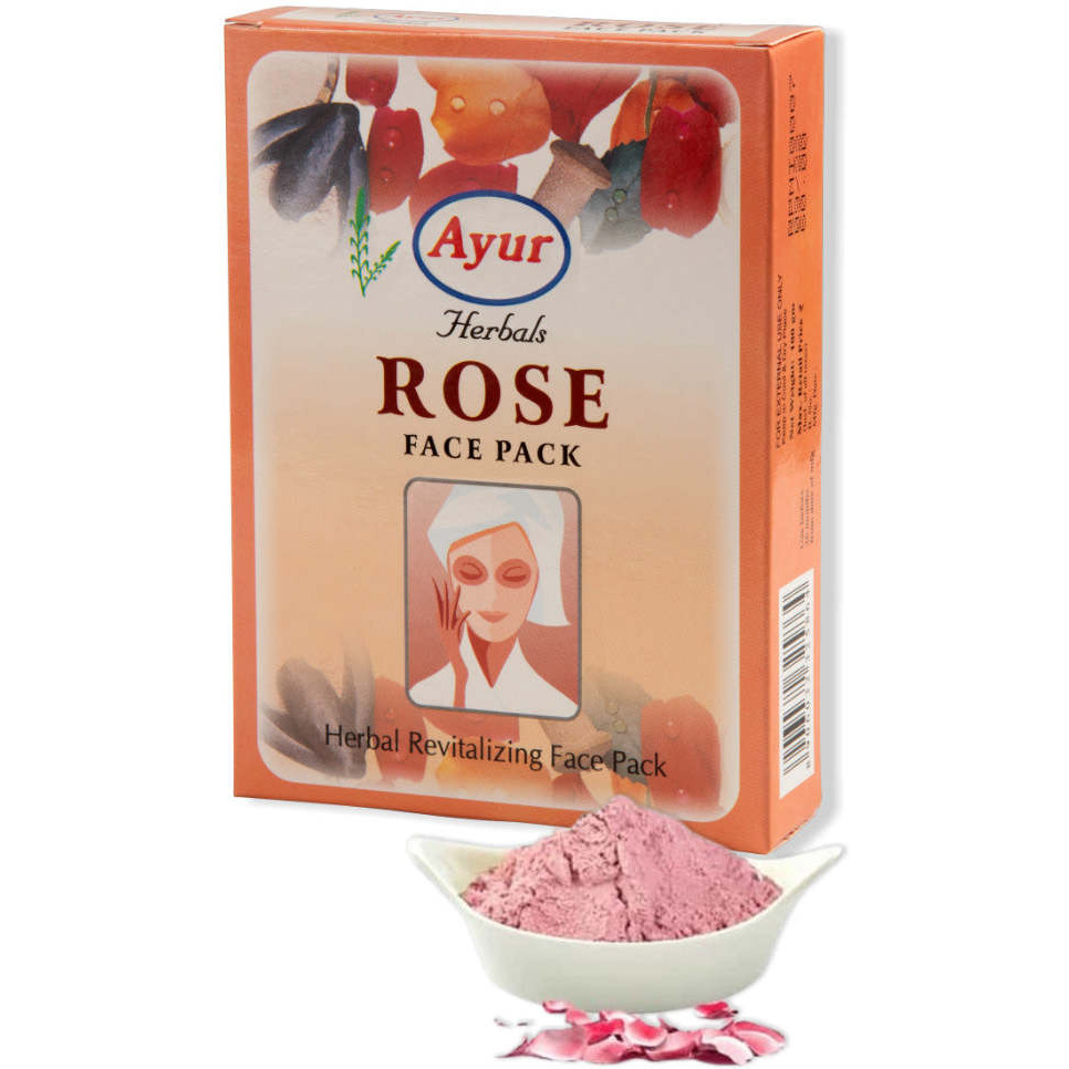 Ayur Herbals Rose Face Pack - 100 Gm (3.5 Oz)