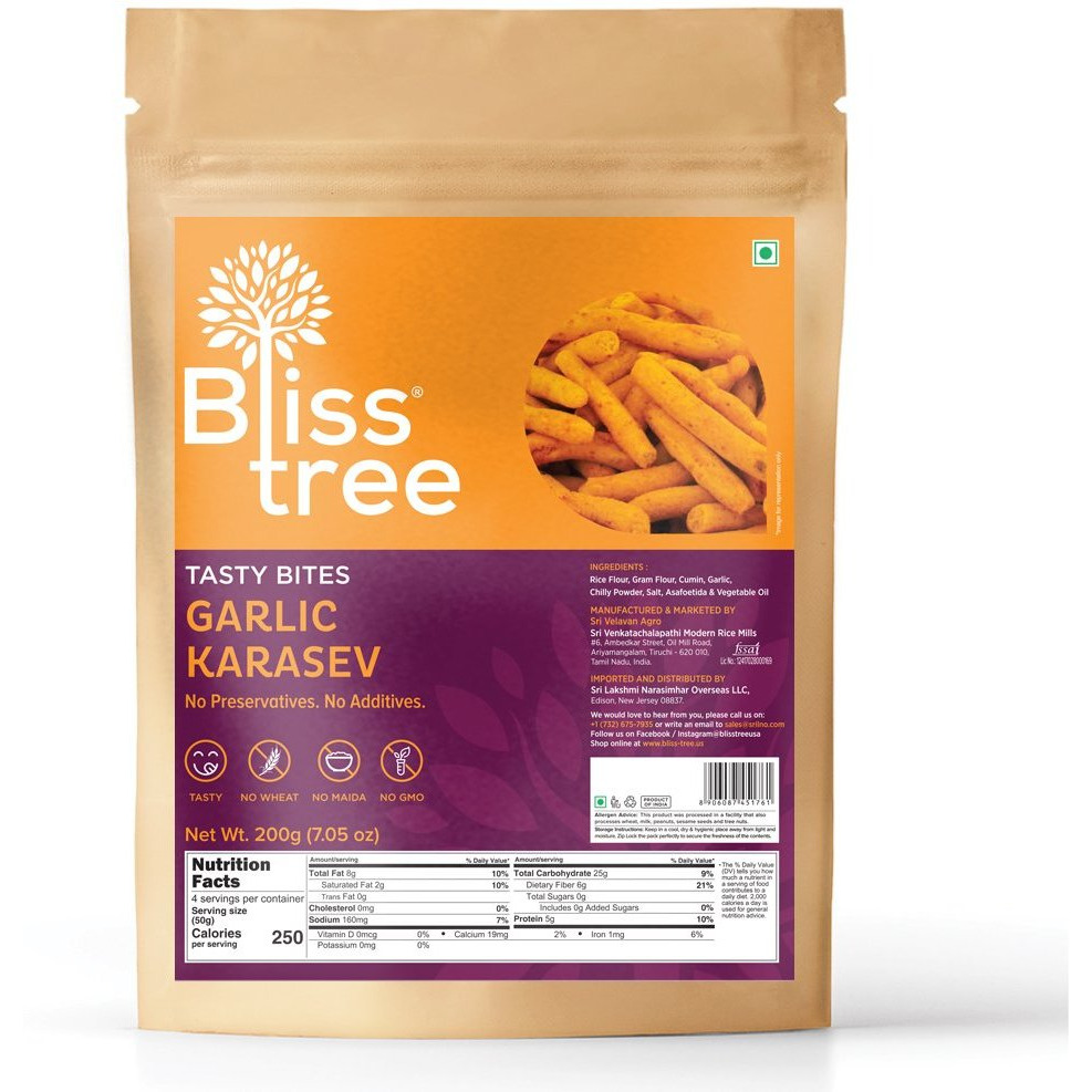 Bliss Tree Garlic Karasev - 200 Gm (7.05 Oz)