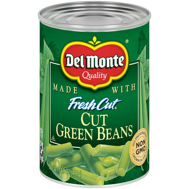 Case of 1 - Del Monte Fresh Cut Green Beans - 14.5 Oz (411 Gm)