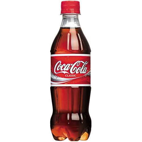 Case of 6 - Coca Cola Original Taste Plastic Bottle - 16.9 Fl Oz (500 Ml) [Fs]