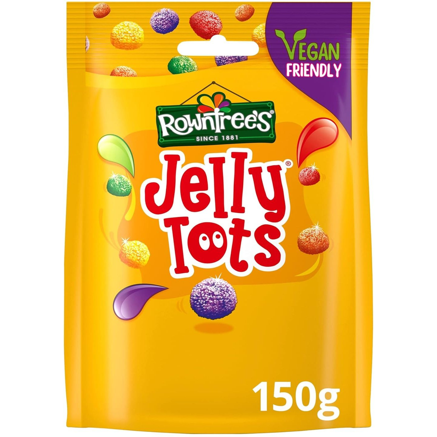 Rowntree's Jelly Tots Candy - 150 Gm (5.2 Oz)