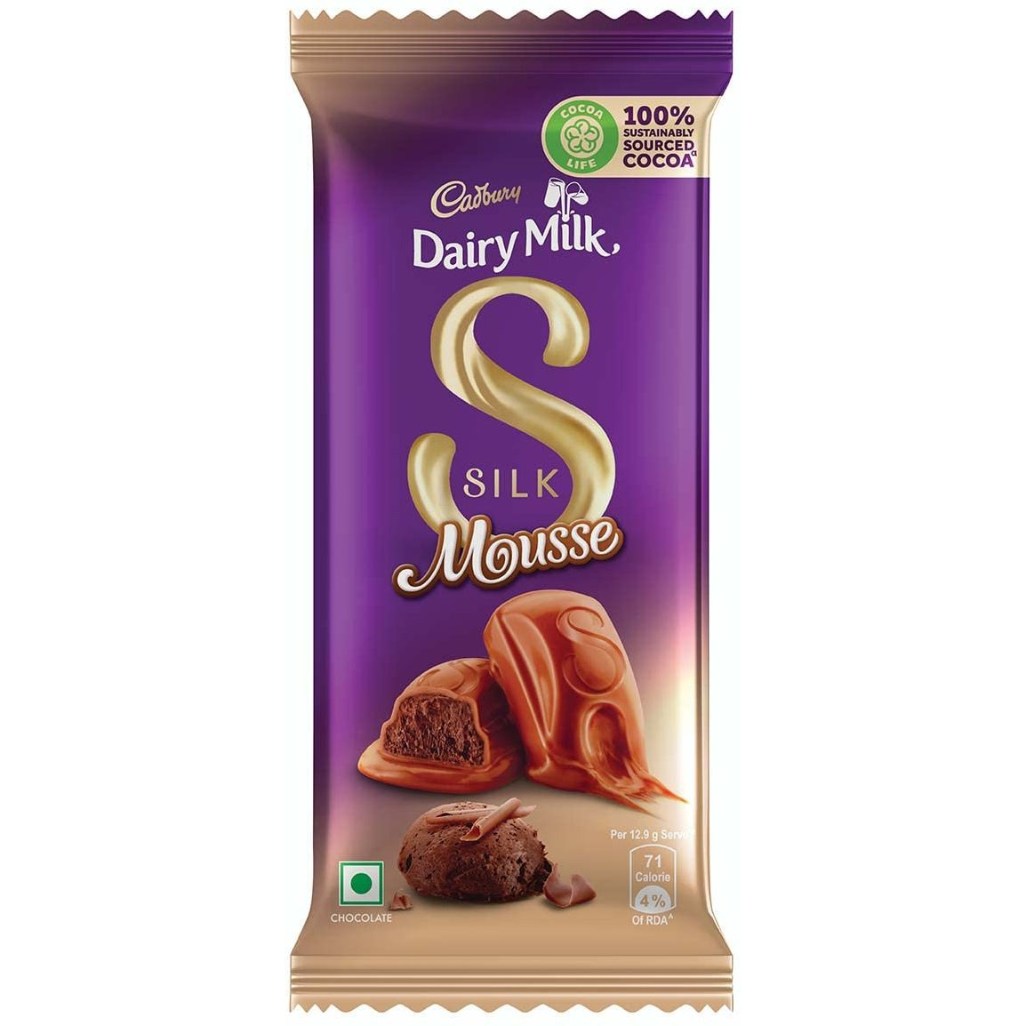 Case of 72 - Cadbury Dairy Milk Silk Mousse - 116 Gm (4 Oz) [Fs]