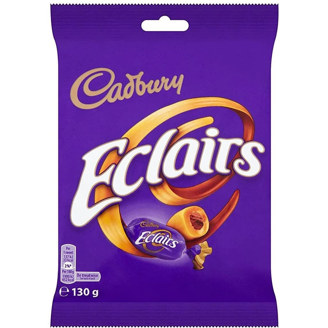 Cadbury Eclairs Chocolate Bag - 130 Gm (4.59 Oz)