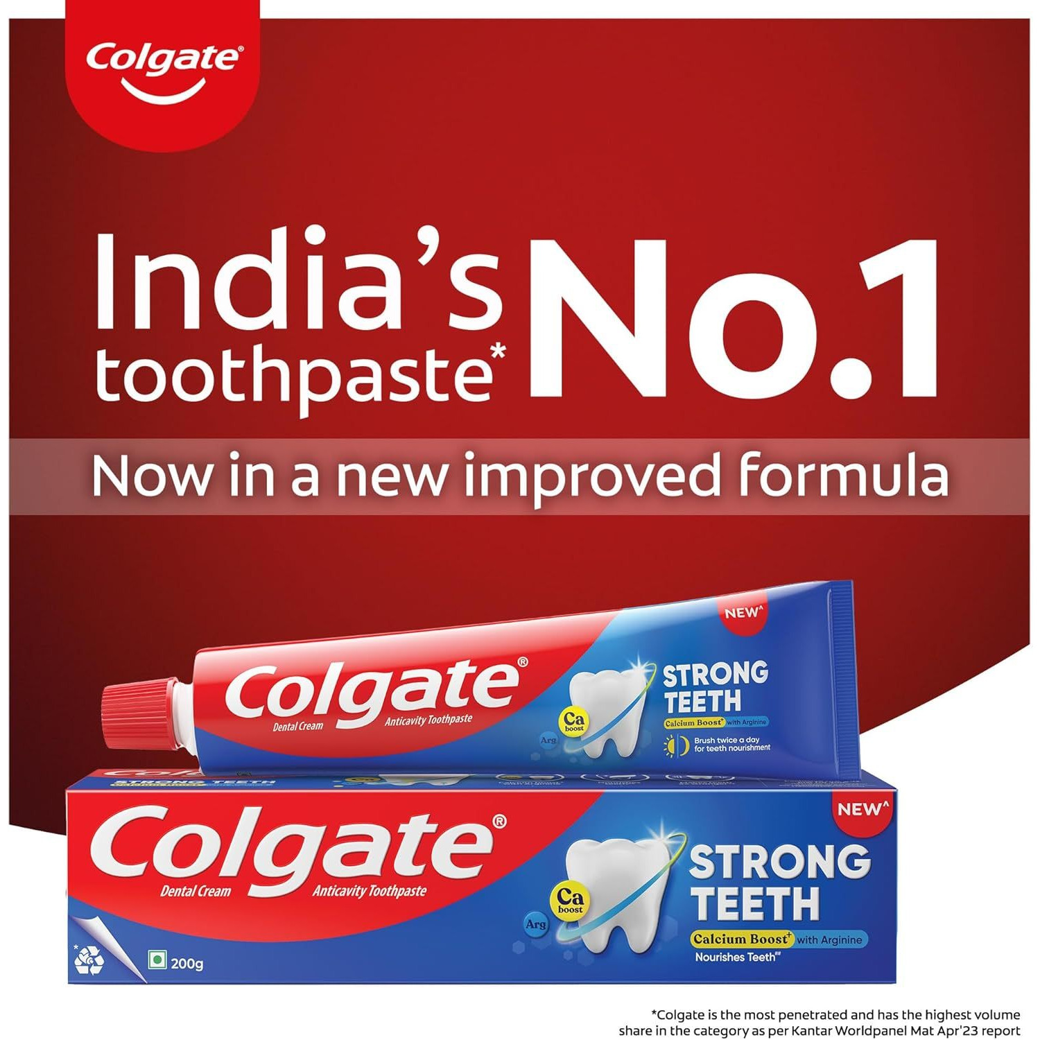 Colgate Strong Teeth Toothpaste - 200 Gm