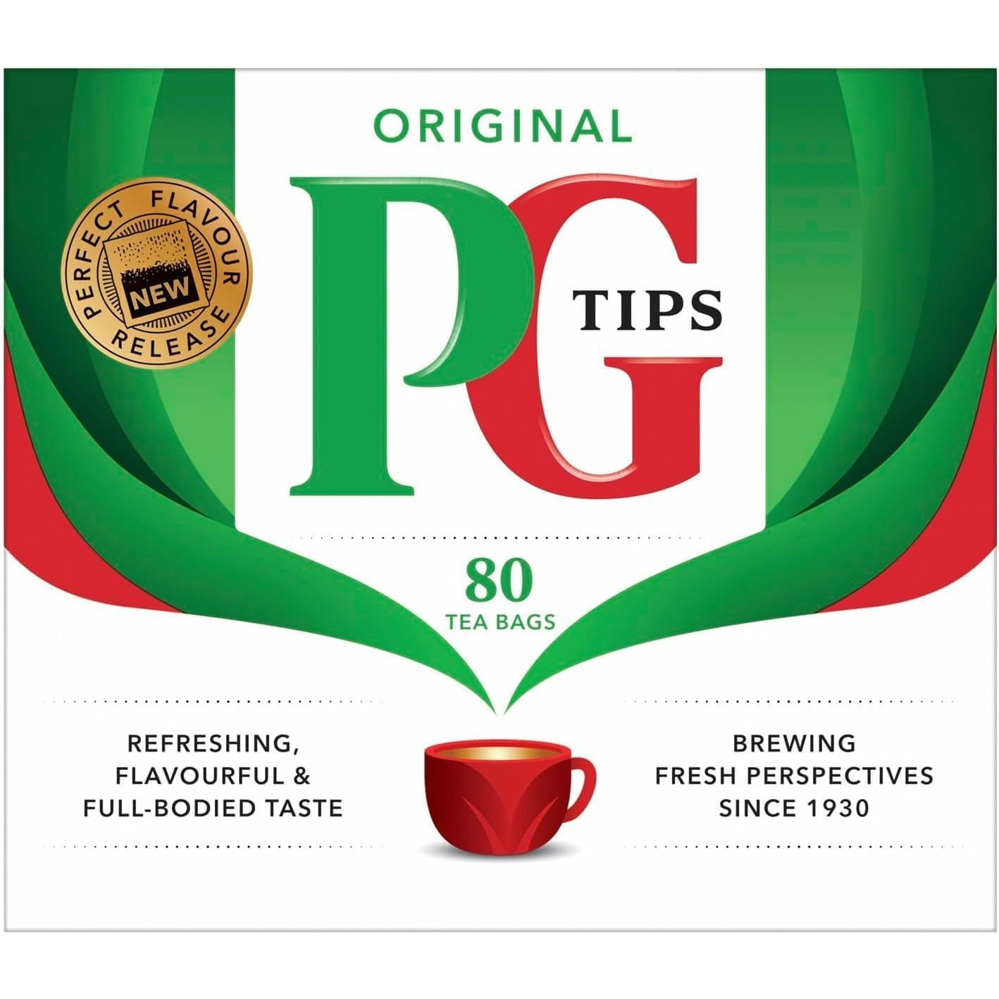PG Tips Original Tea Bags 80 Bags - 232 Gm