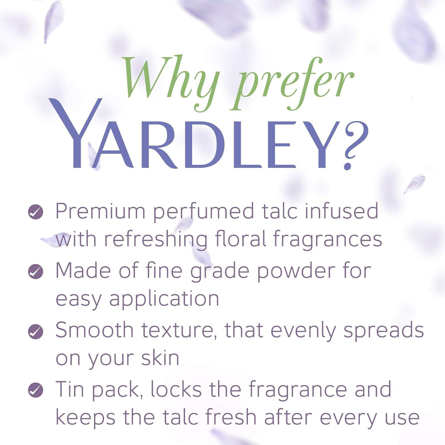 Yardley London English Lavender Talc - 100 Gm (3.5 Oz)