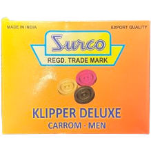 Klipper Deluxe Carrom Men - 1 Set