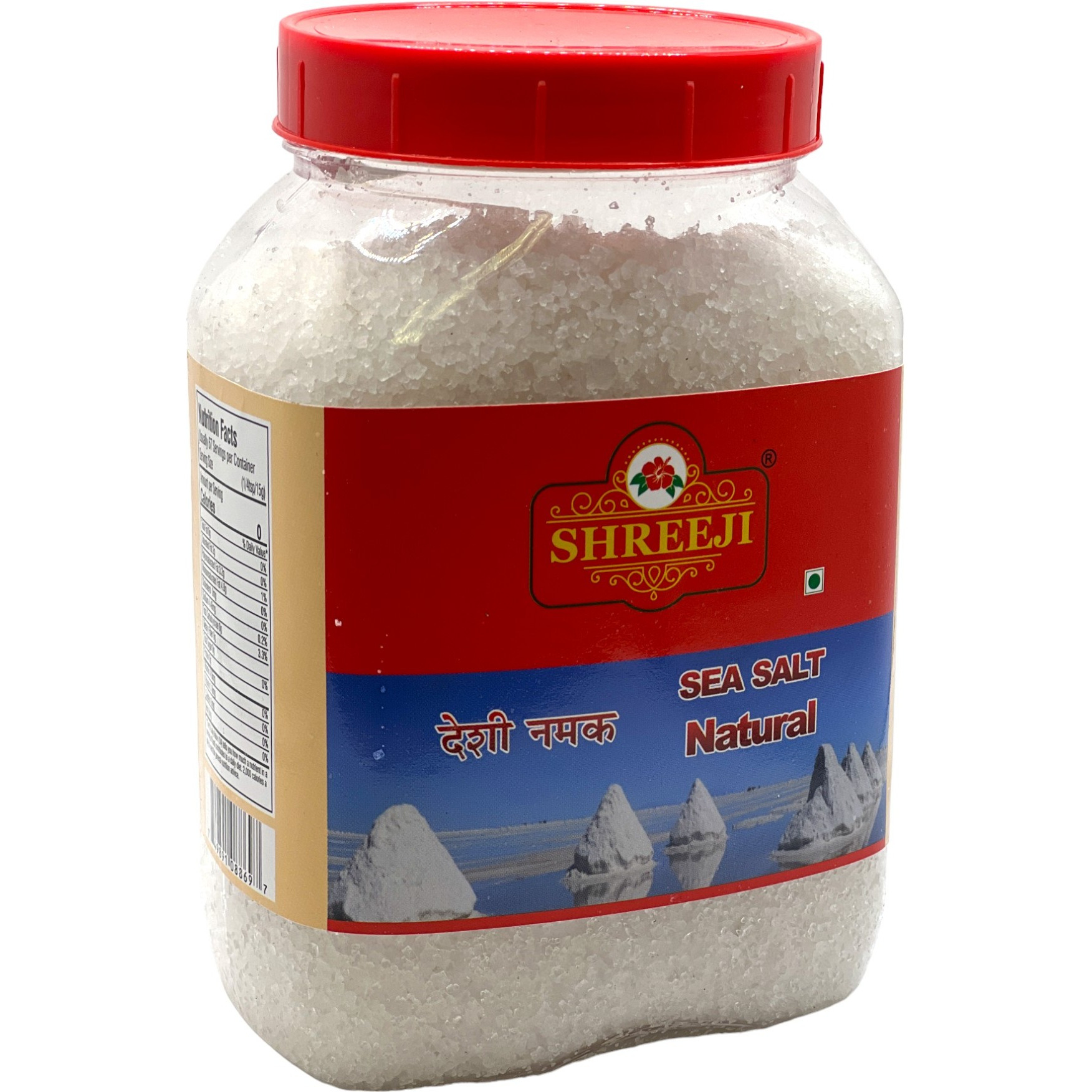 Shreeji Sea Salt Natural - 1 Kg (2.20 Lb)