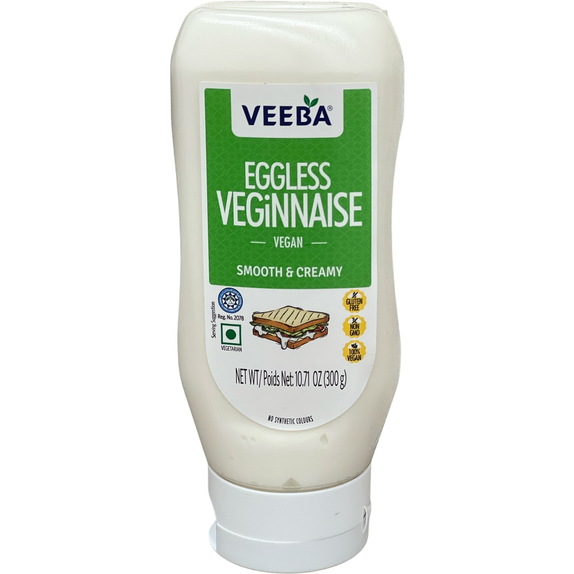 Veeba Eggless Veginnaise Vegan - 300 Gm (10.71 Oz)