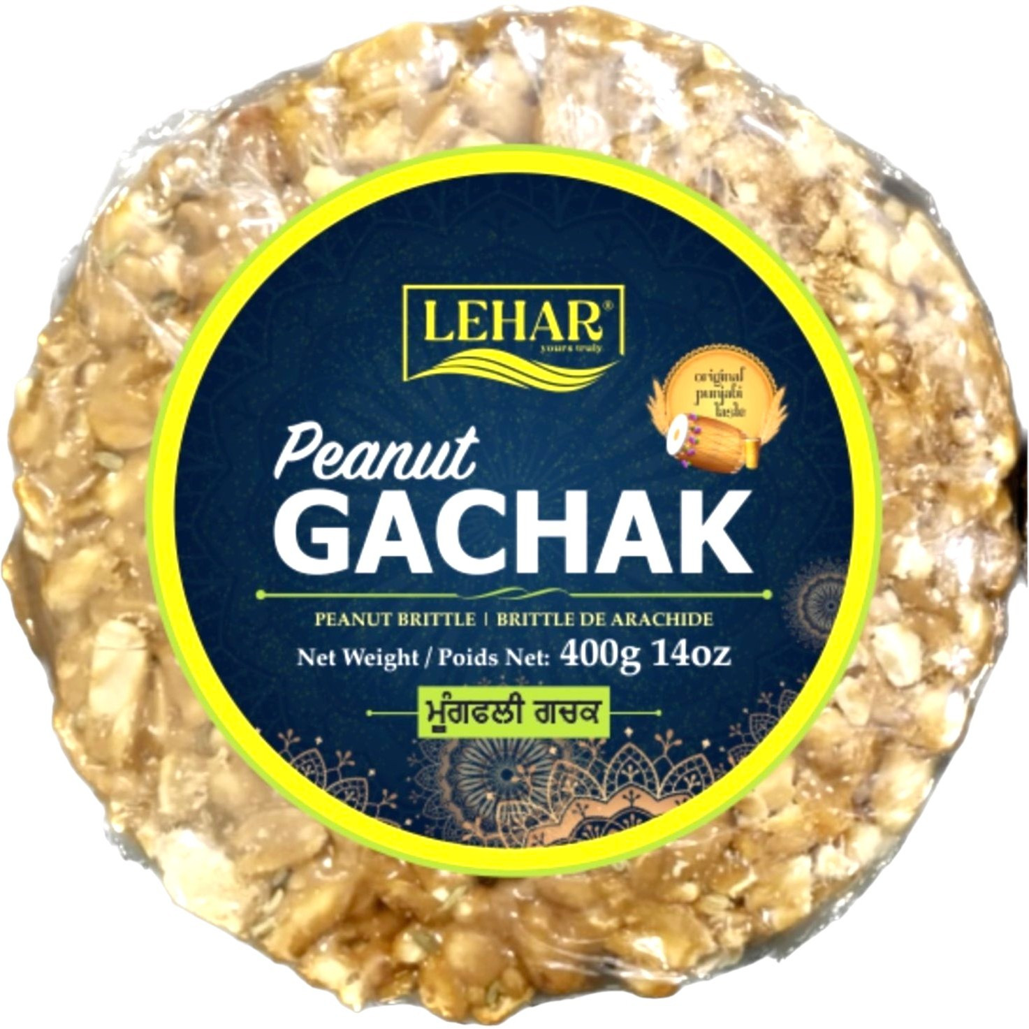 Lehar Peanut Gachak - 400 Gm (14 Oz)