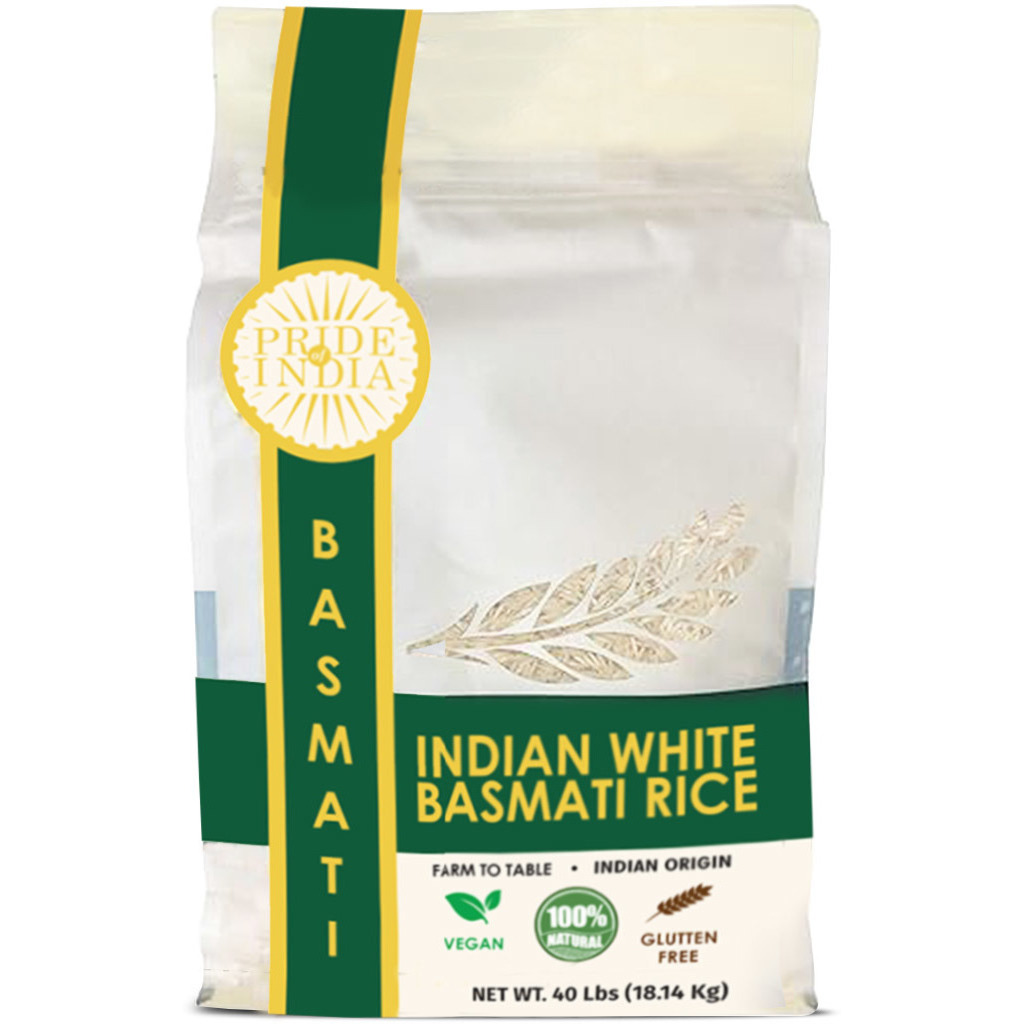 Extra Long White Basmati Rice 40 LBS