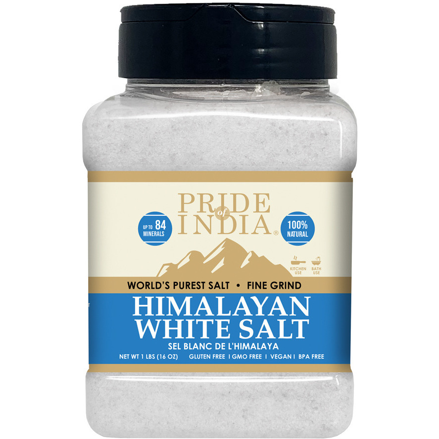 Himalayan White Salt by Pride Of India - 1lb