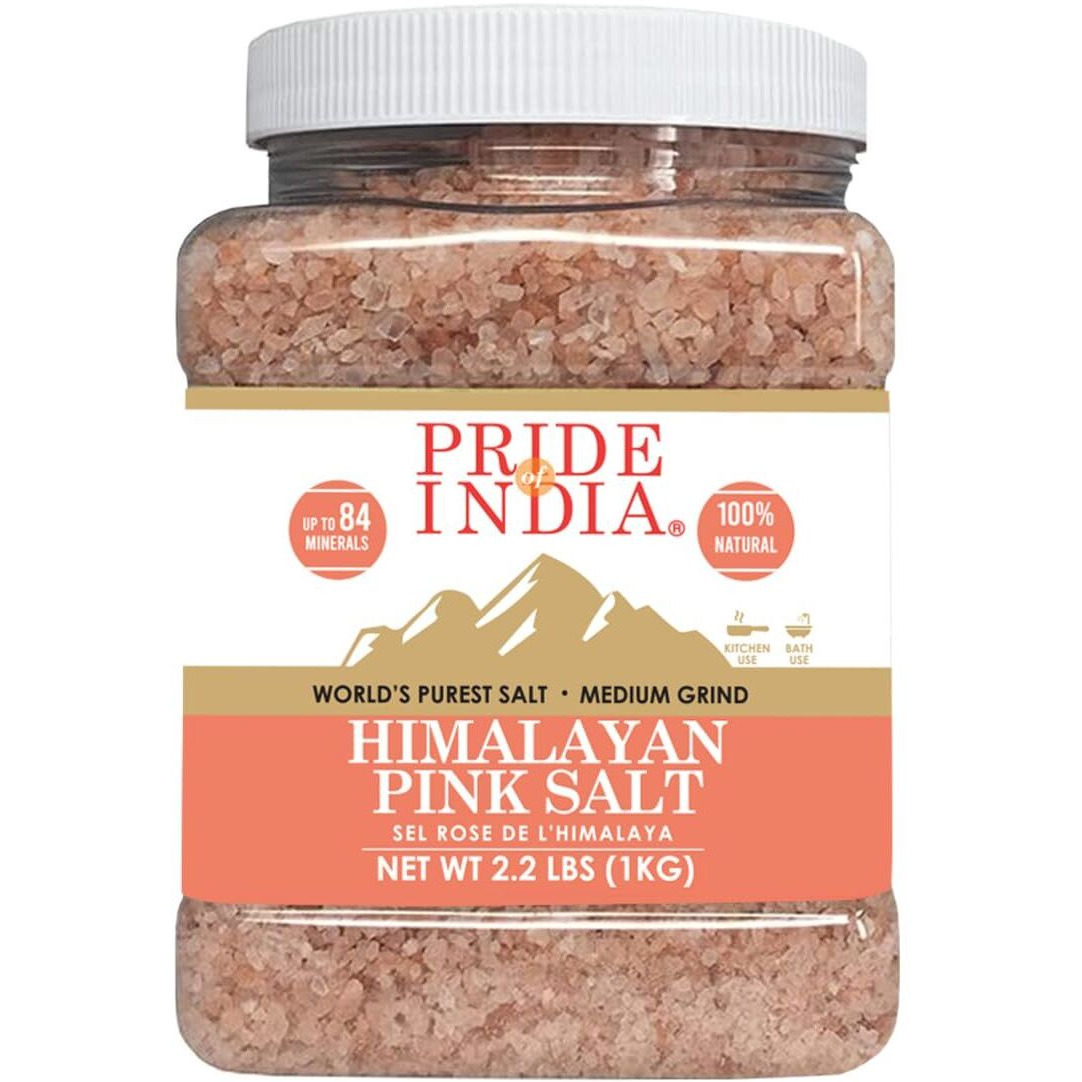 Himalayan Pink Salt Medium Grind 2.2 Lbs