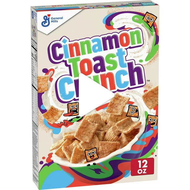 Original Cinnamon Toast Crunch Breakfast Cereal;  12 OZ Cereal Box