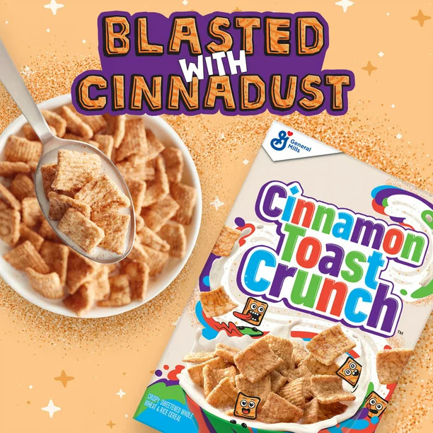 Original Cinnamon Toast Crunch Breakfast Cereal;  12 OZ Cereal Box