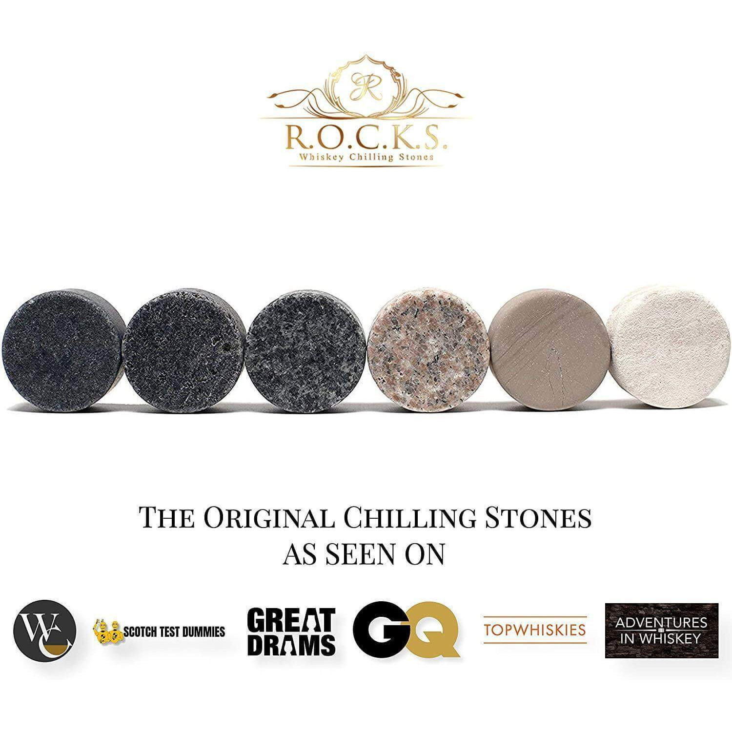 Rocks Whiskey Chilling Stones