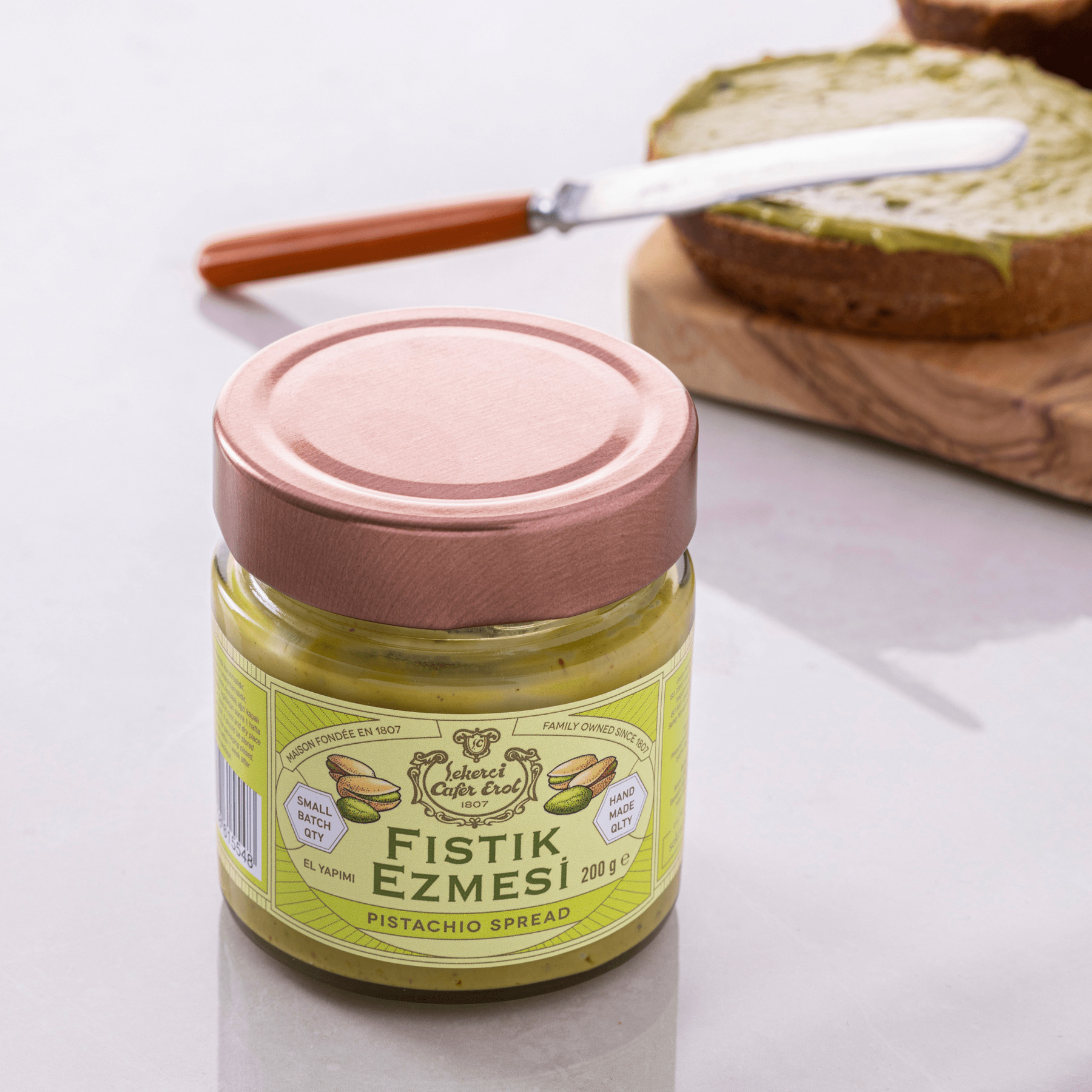 ??ekerci Cafer Erol Handmade Spreadable Pistachio Butter, 200 g