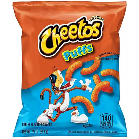 Cheetos Puffs Cheese Flavored Snacks (50 pk.)