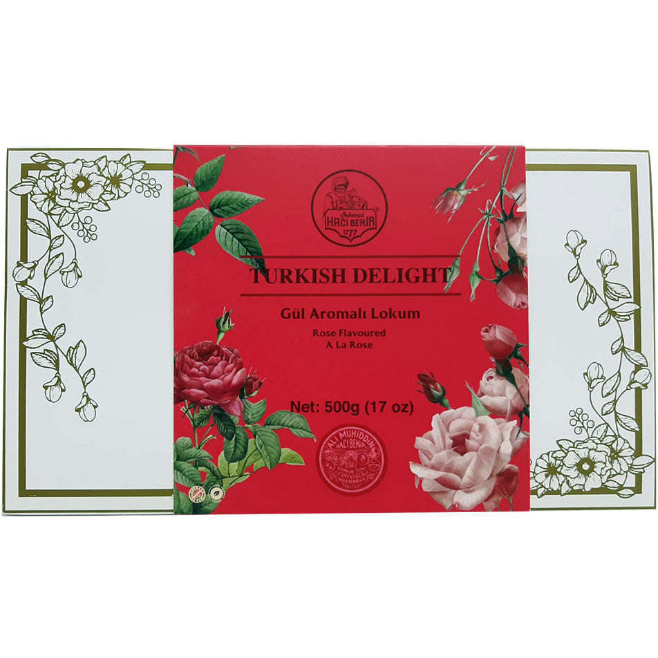 Hac?? Bekir Turkish Delight Rose Flavoured 500 Gr.