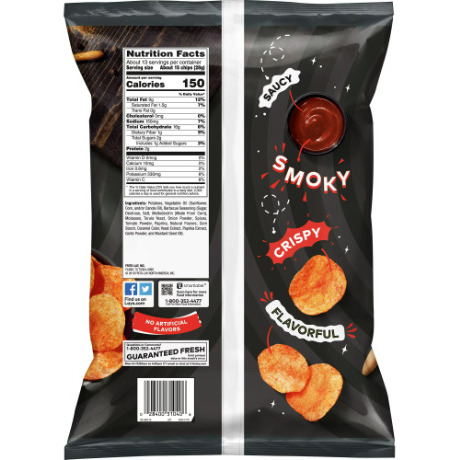 Lay's Potato Chips;  Barbecue Flavored;  12.5 oz