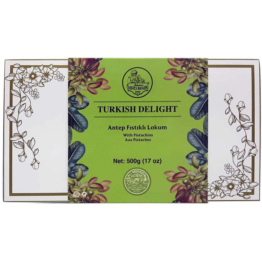 Hac?? Bekir Turkish Delight With Extra Pistachio 500 g